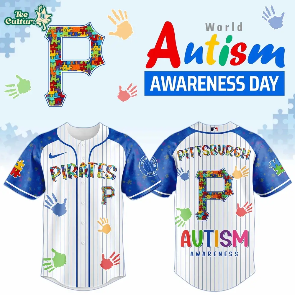 Pittsburgh Pirates – Autism Awareness 2026 Limited Editions Jersey Pittsburgh Pirates – Autism Awareness 2026 Limited Editions Jersey - Image 1