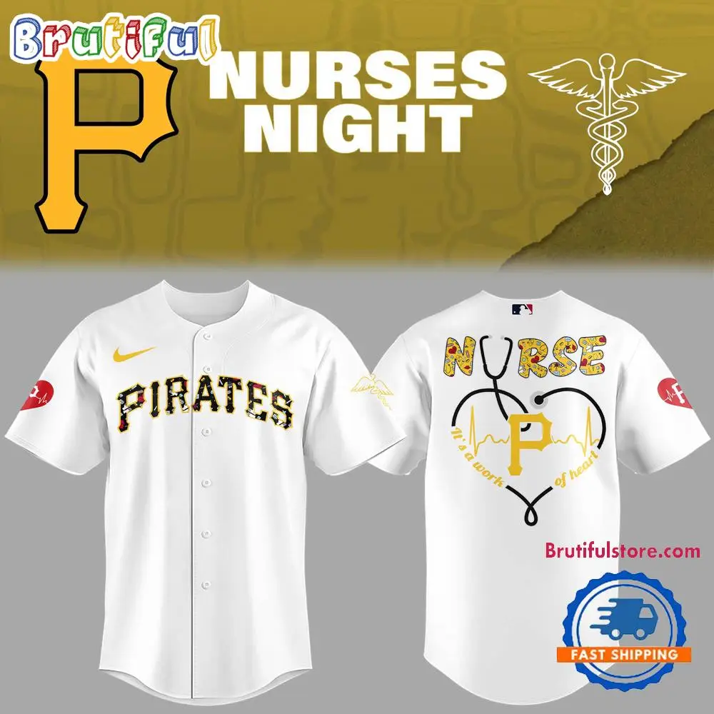 Pittsburgh Pirates Baseball NURSES NIGHT 2025 Jersey Shirt