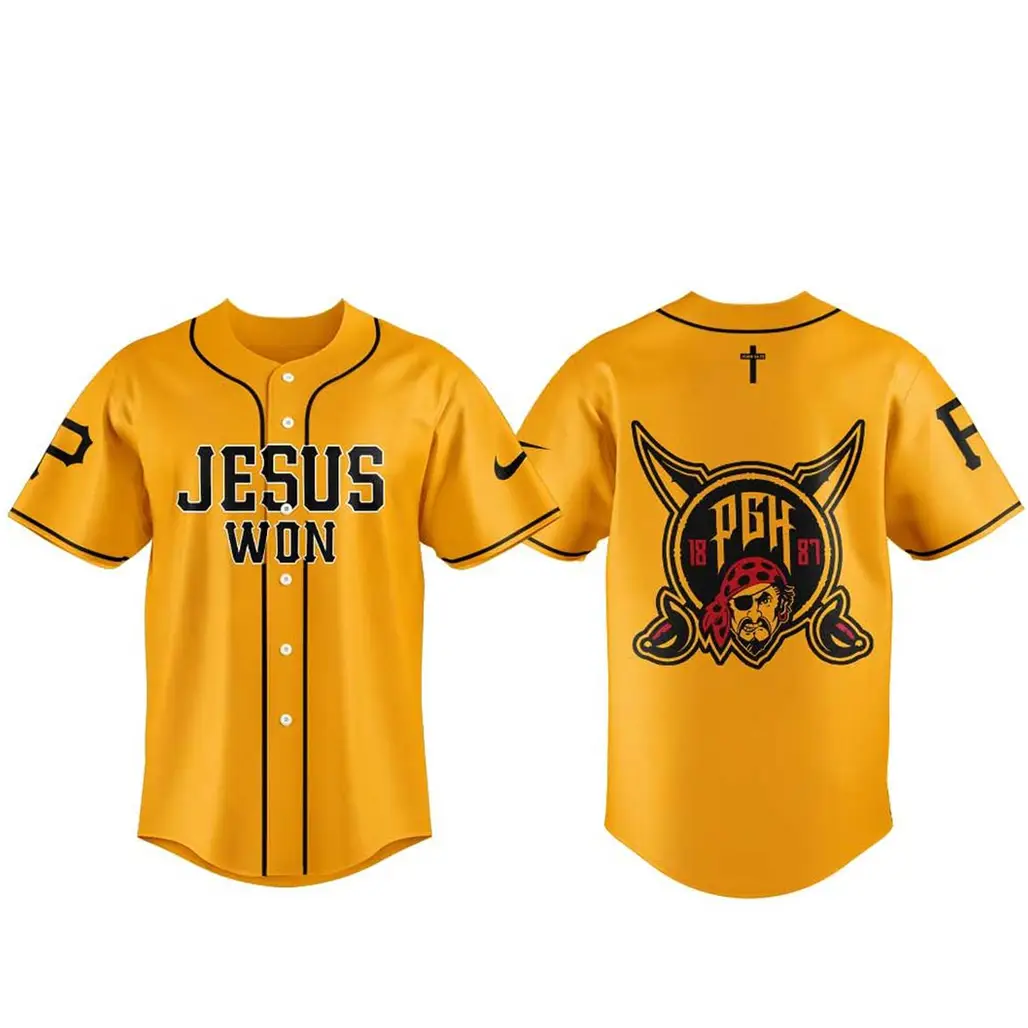 Pittsburgh Pirates JS 2026 Night Of Faith Yellow Baseball Jersey - Tazila
