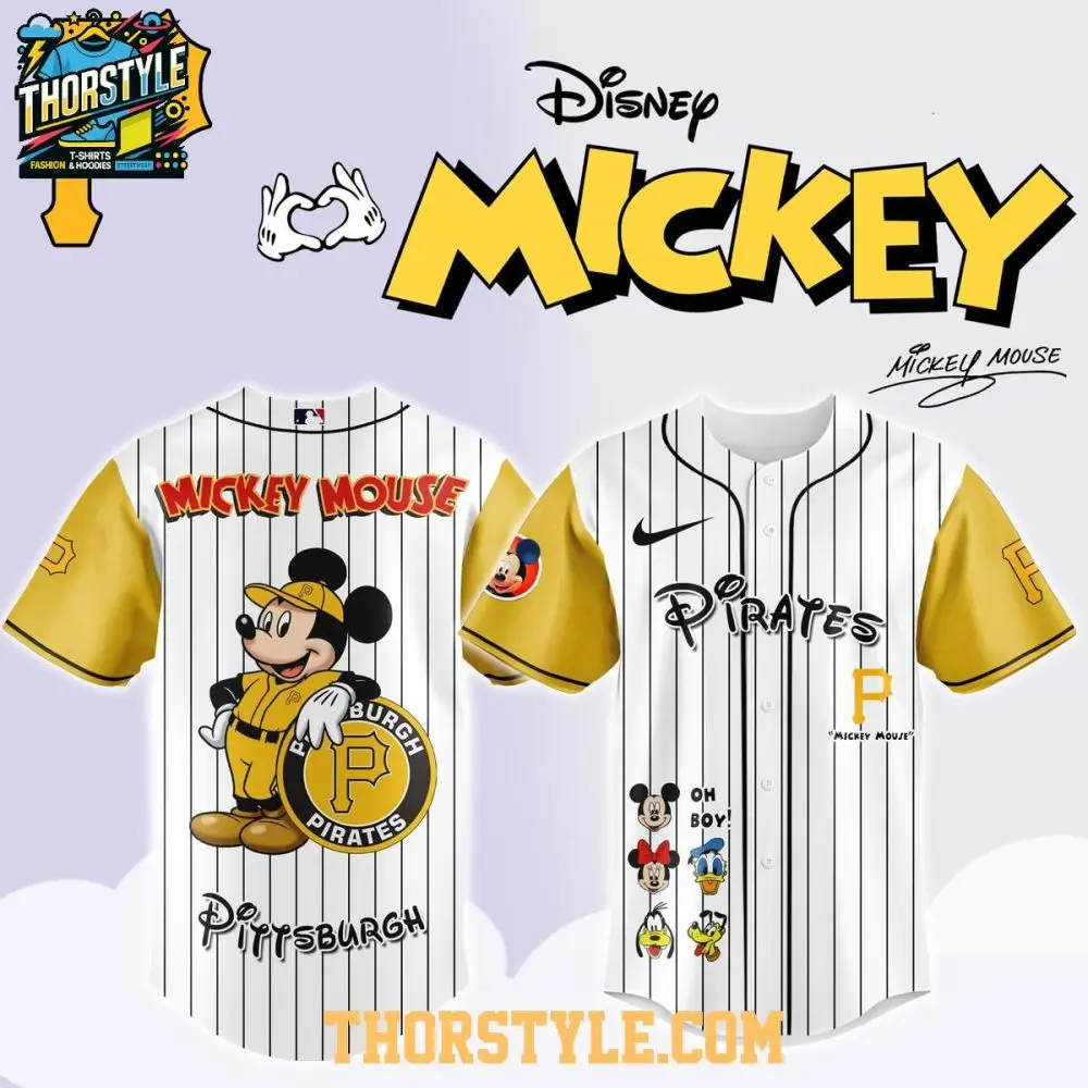 Pittsburgh Pirates Mickey Mouse Game Night Oh Boy 2025 Baseball Jersey