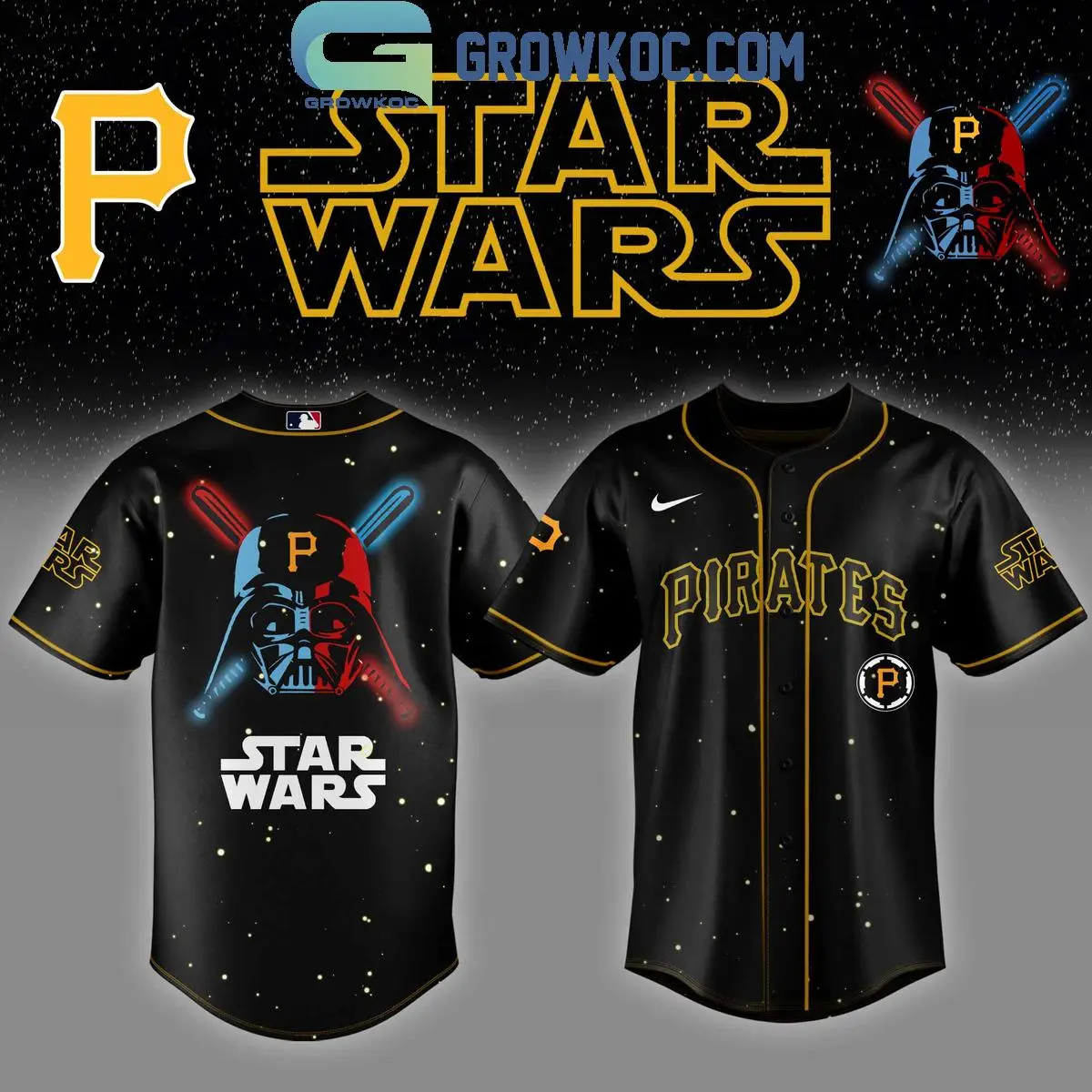 Pittsburgh Pirates MLB x Star Wars 2025 Baseball Jersey