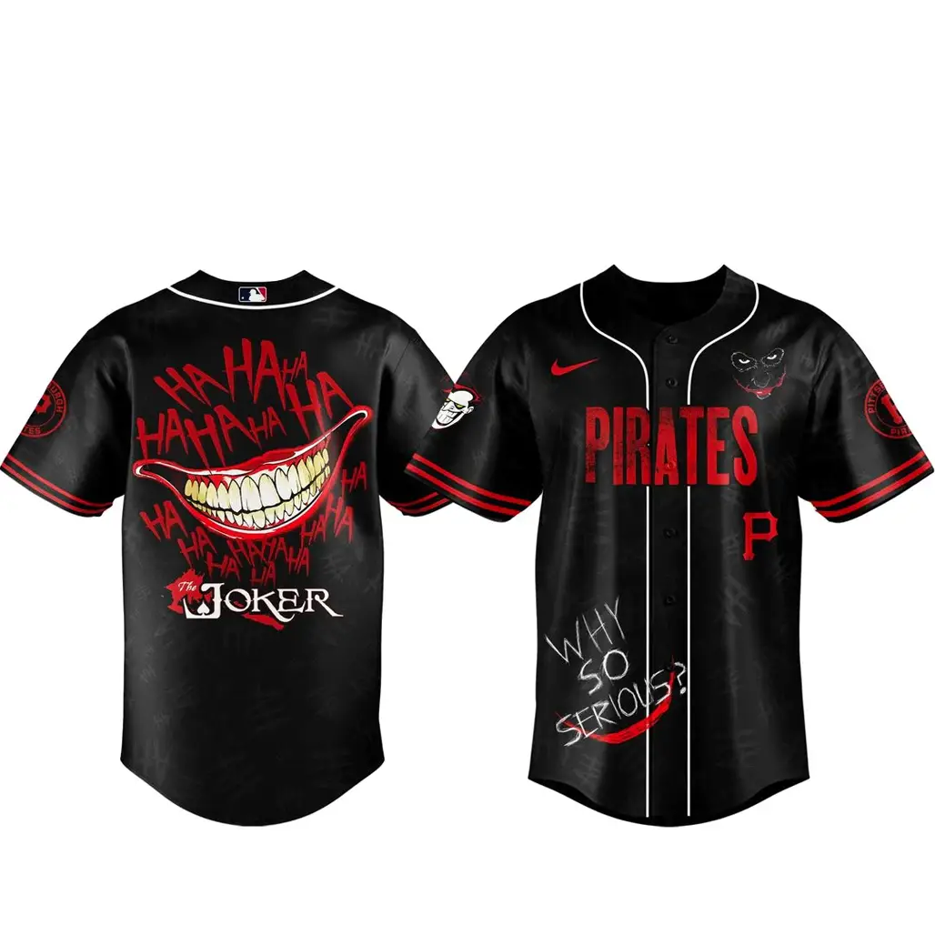 Pittsburgh Pirates X Joker Game Night 2026 Baseball Jersey - Tazila