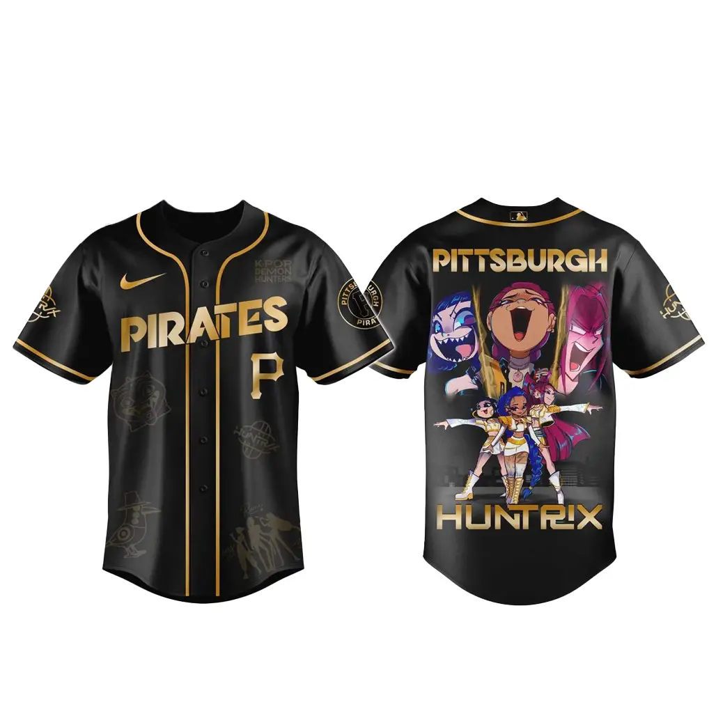 Pittsburgh Pirates x Kpop Demon Hunter Golden 2026 Baseball Jersey - Tazila