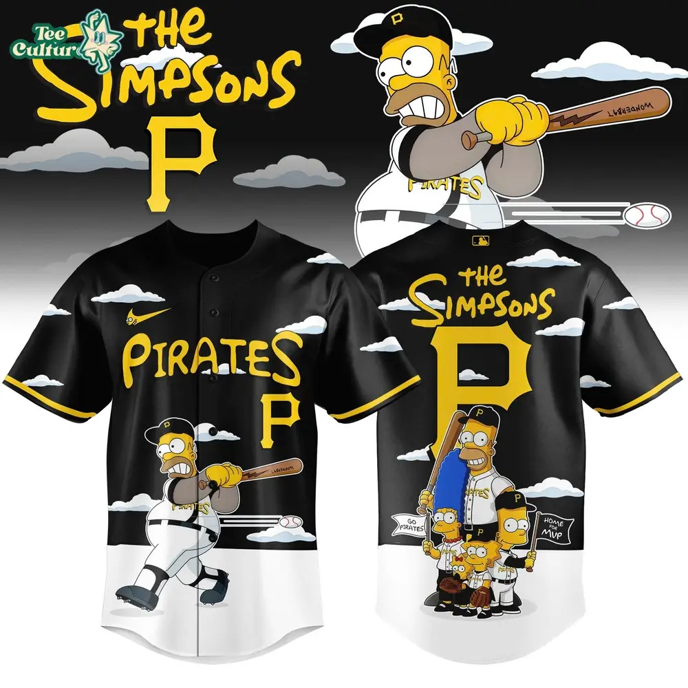 Pittsburgh Pirates x The Simpsons 2026 Limited Edition Baseball Jersey