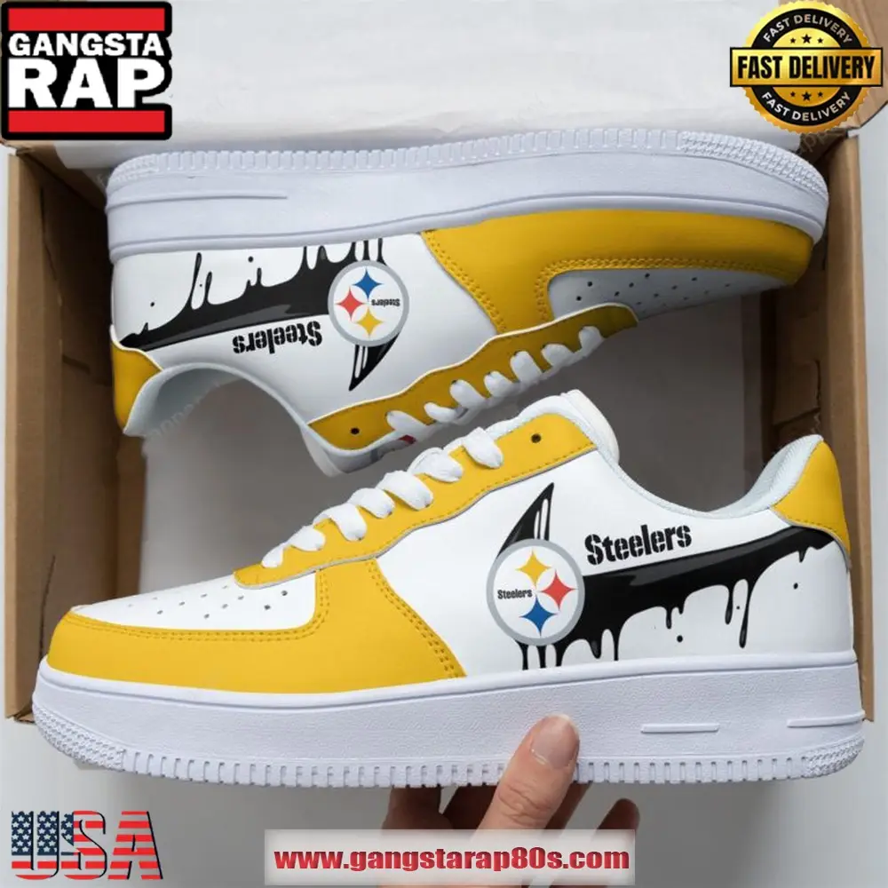 Pittsburgh Steelers NFL Unique Design 2026 AF 1 Sneakers Shoes Pittsburgh Steelers NFL Unique Design 2026 AF 1 Sneakers Shoes - Image 1