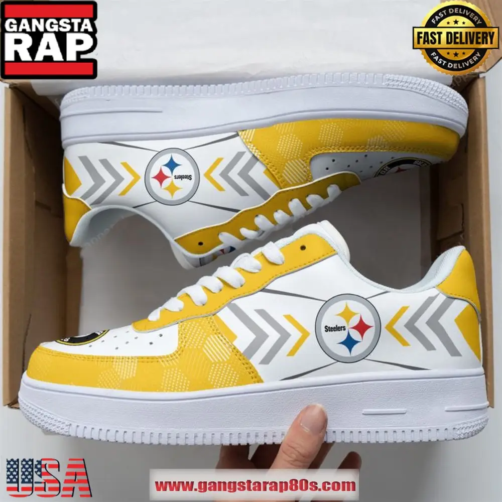 Pittsburgh Steelers NFL Unique design AF 1 Sneakers Shoes Pittsburgh Steelers NFL Unique design AF 1 Sneakers Shoes - Image 1
