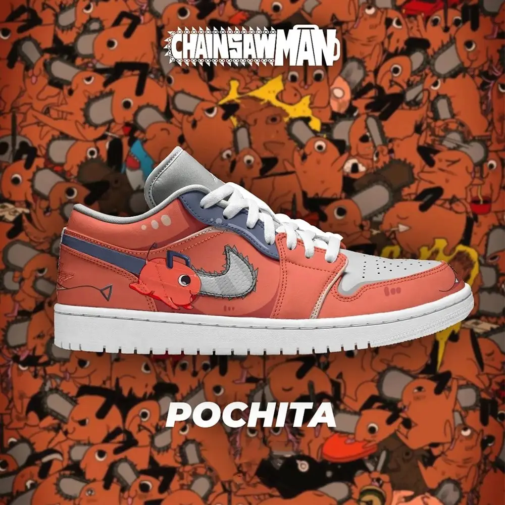 Pochita Chainsaw Man NAF Shoes