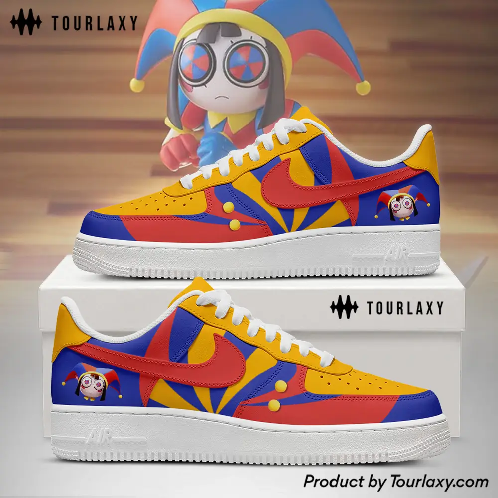 Pomni V1 The Amazing Digital Circus Air Force 1 Shoes 