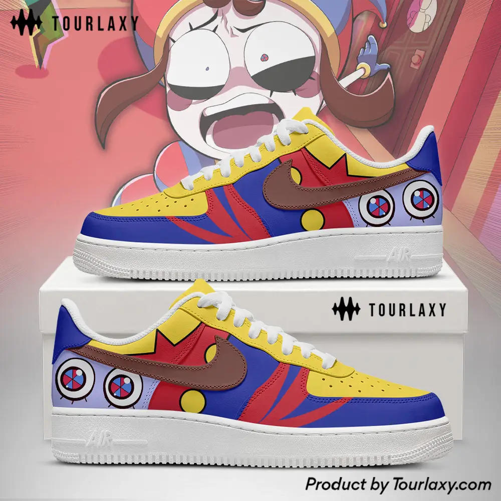 Pomni V2 The Amazing Digital Circus Air Force 1 Shoes 