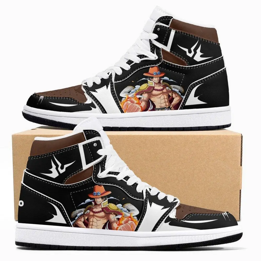 Portgas D. Ace One Piece AJ1 Shoes Portgas D. Ace One Piece AJ1 Shoes - Image 1