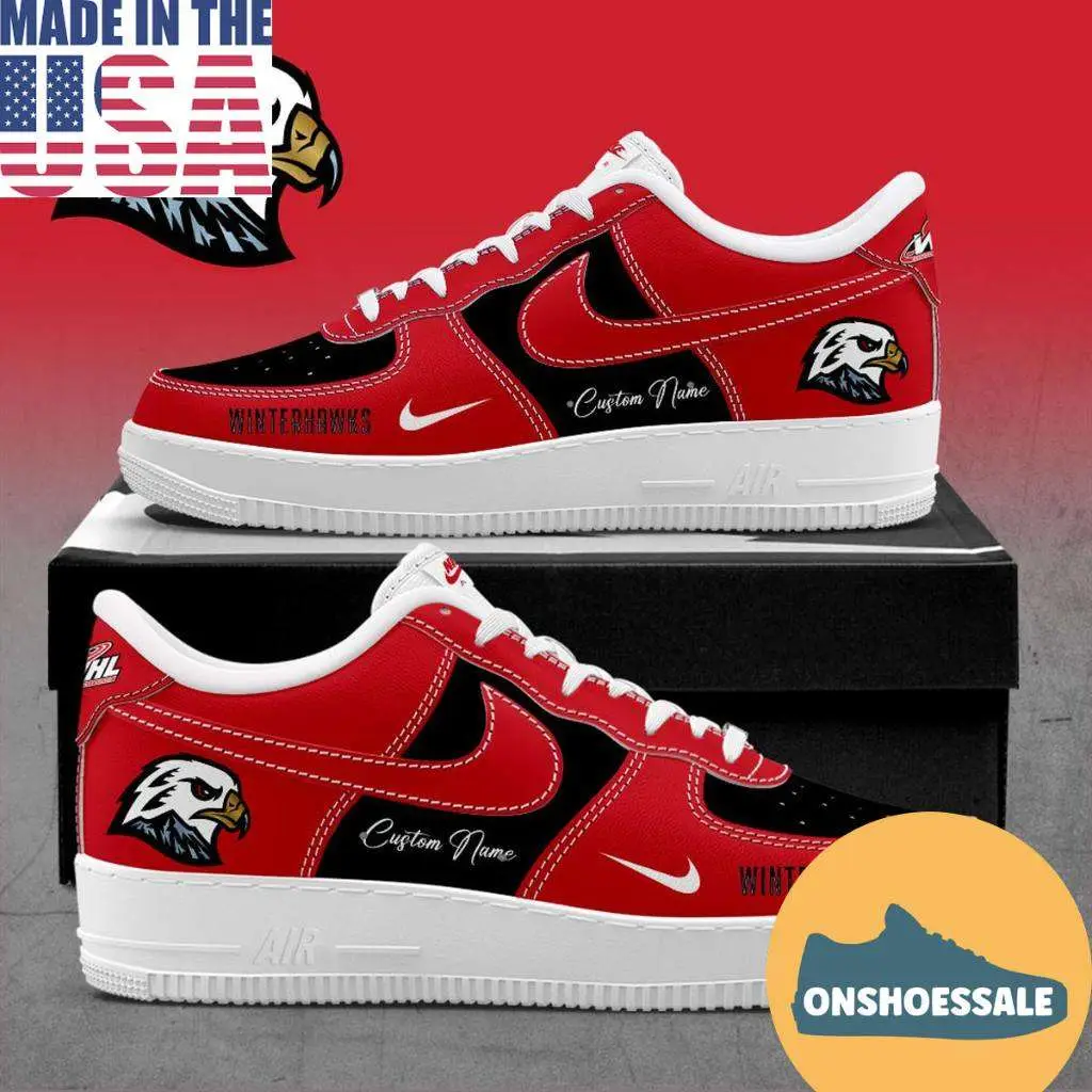 Portland Winterhawks Hockey New Season 2026 Air Force 1 Shoes, Gifts for Fans - Best Gift Shoes