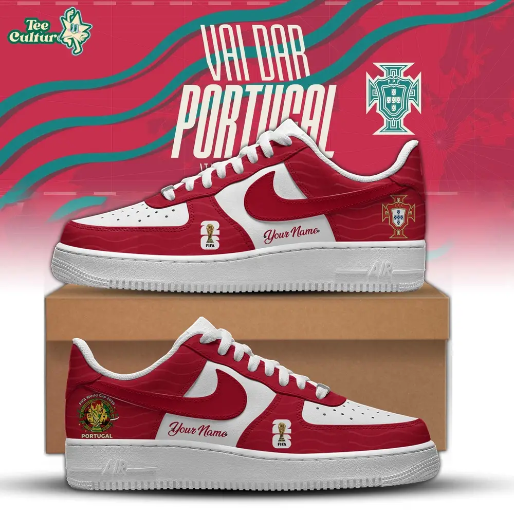 Portugal Soccer Team Special World Cup 26 Limited Edition AF1 Shoes