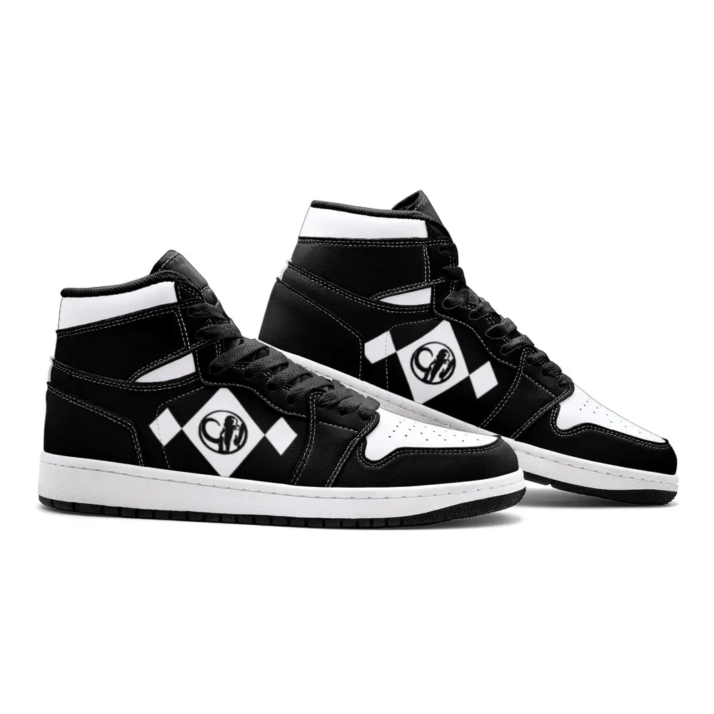 Power Rangers Black J1 High Top Shoes