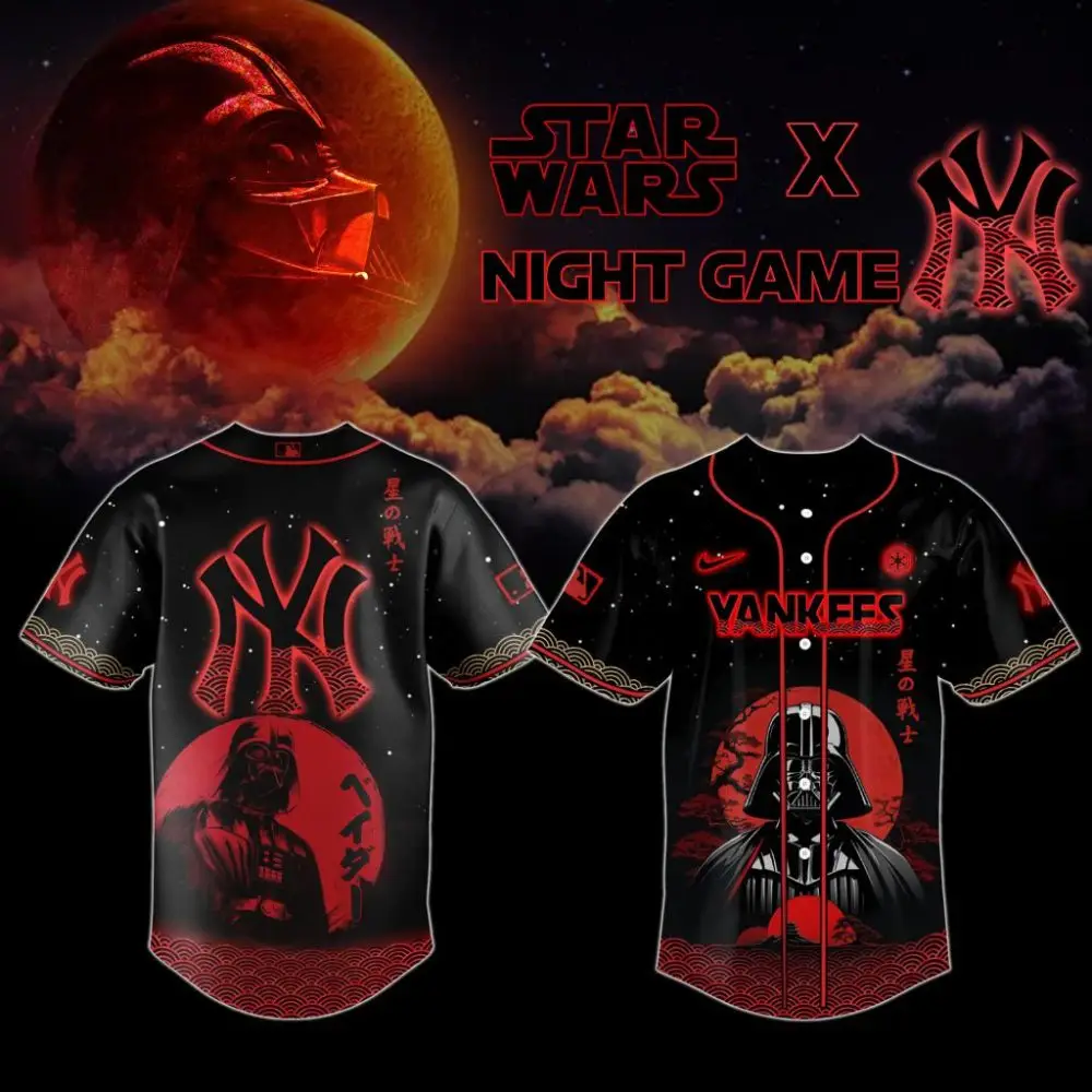 Premium Mlb New York Yankees X Star Wars Custom Baseball Jersey