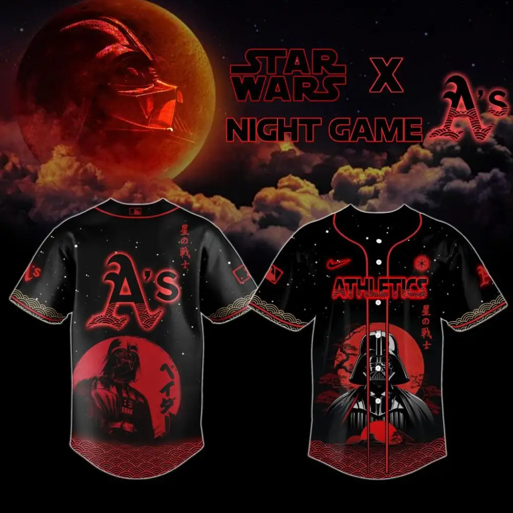 Premium Mlb Oakland Athletics X Star Wars Custom Baseball Jersey