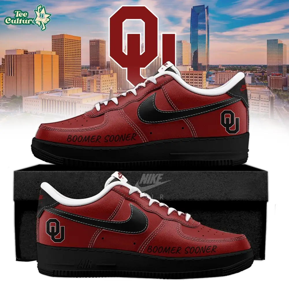 Premium Oklahoma Sooners 2026 AF1 Special Edition Premium Oklahoma Sooners 2026 AF1 Special Edition - Image 1