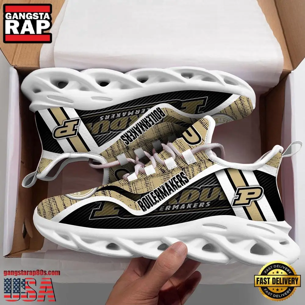 Purdue Boilermakers NCAA Clunky New Design Max Soul Shoes, Running Sneakers Purdue Boilermakers NCAA Clunky New Design Max Soul Shoes, Running Sneakers - Image 1