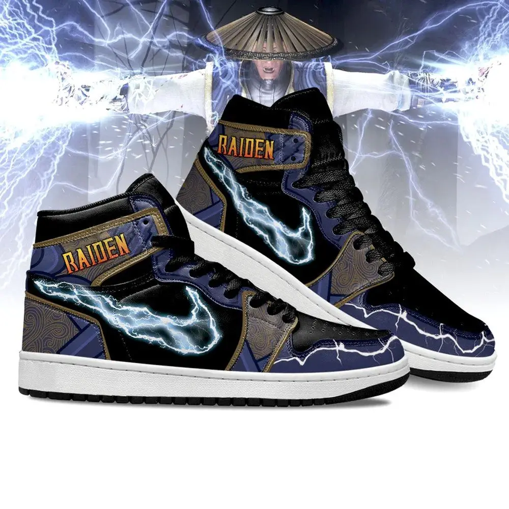 Raiden Mortal Kombat Version 2 AJ1 High Top Shoes