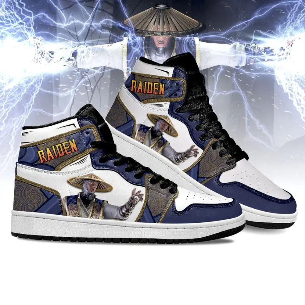 Raiden Mortal Kombat Version 3 AJ1 High Top Shoes