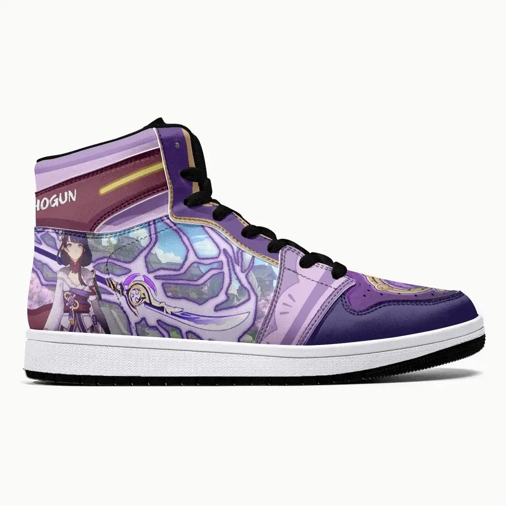 Raiden Shogun Genshin Impact JD1 High Top Shoes