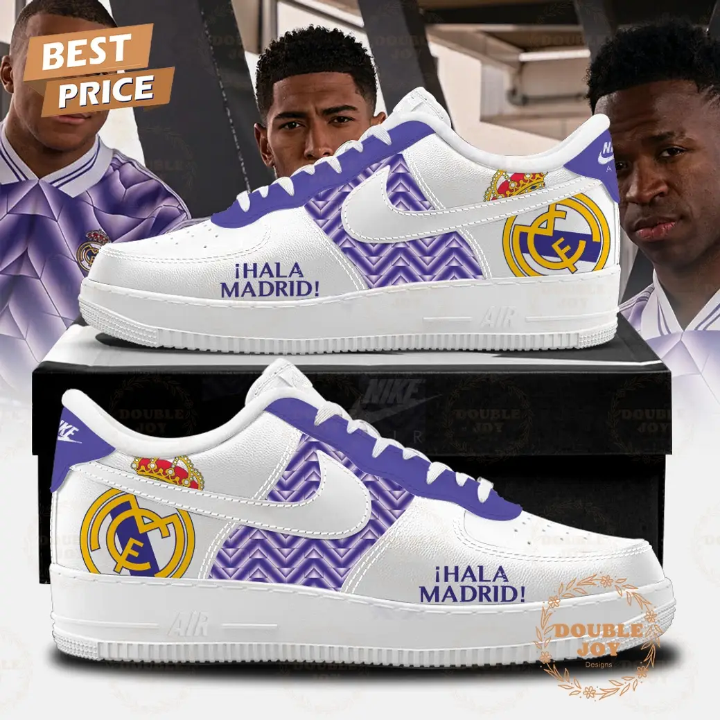 Real Madrid x iHala Madrid! 2025 Limited Edition Air Force 1 Sneakers