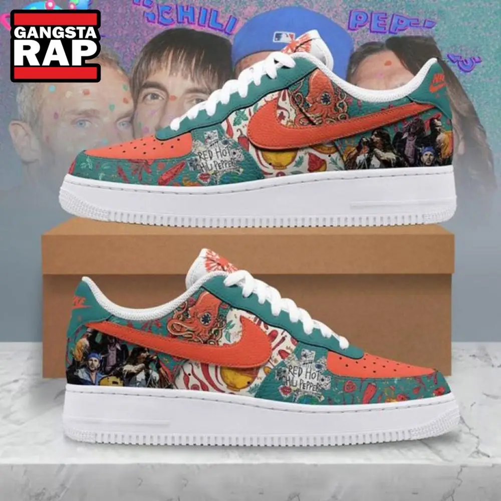 Red Hot Chili Peppers Music Air Force 1 Shoes Sneaker