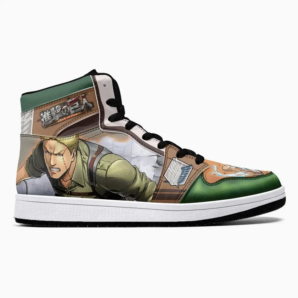 Reiner Braun Revelation Shingeki no Kyojin JD1 High Top Shoes Reiner Braun Revelation Shingeki no Kyojin JD1 High Top Shoes - Image 1