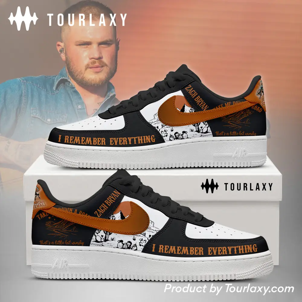 Remember Zach Bryan Air Force 1 Shoes 