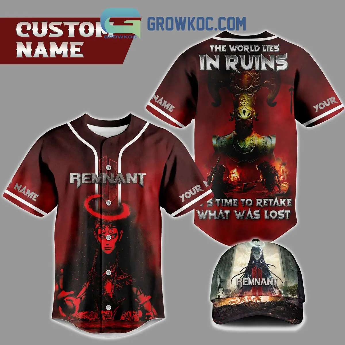 Remnant The World Lies In Ruins It's Time To Retake What Was Lost Personalized Baseball Jersey