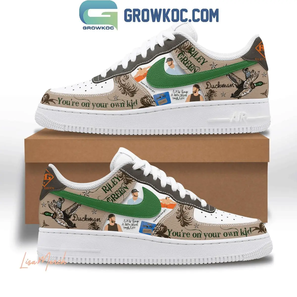 Riley Green You're On Your Own Kid Air Force 1 Shoes