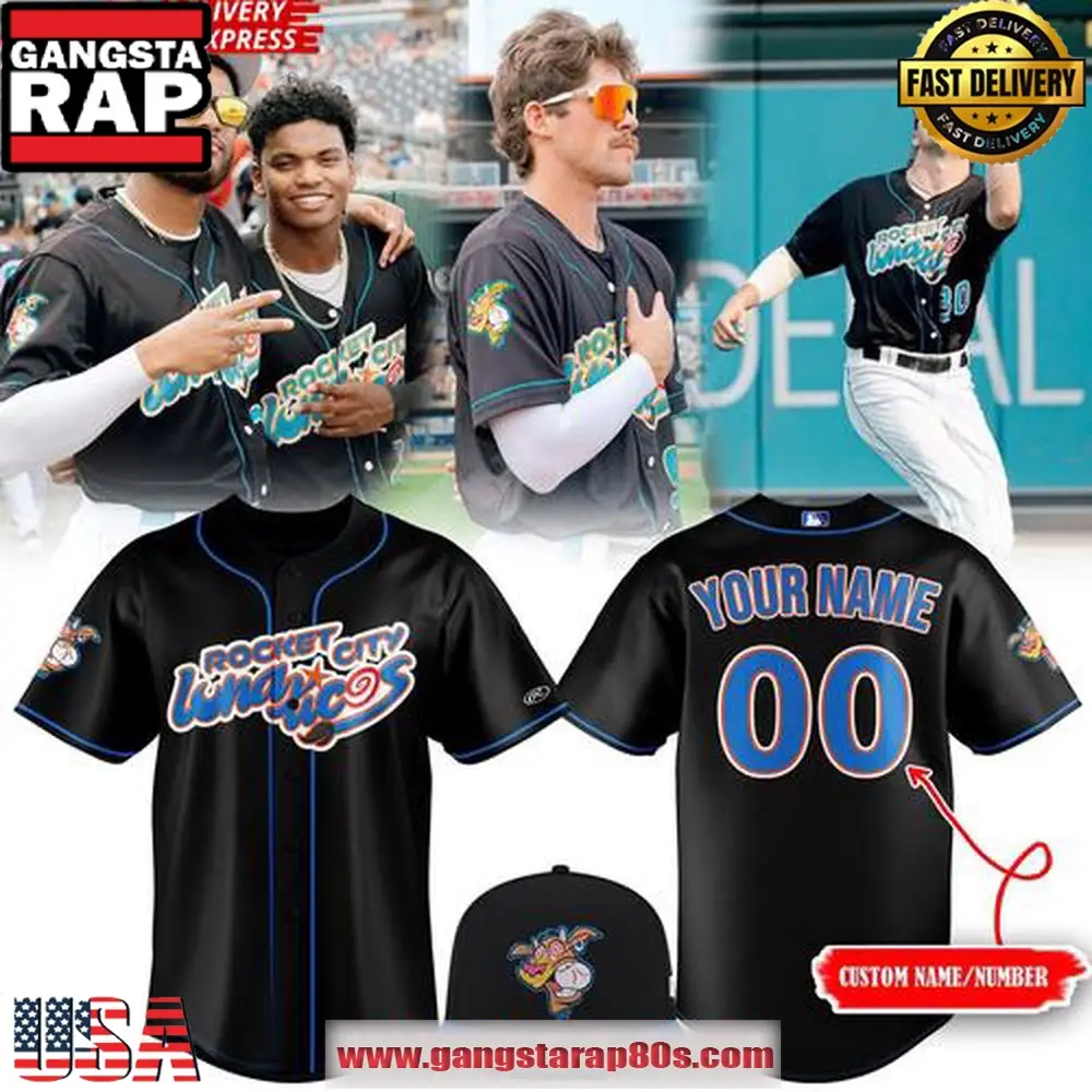 Rocket City Trash Pandas x Lun ticos 2025 Custom Baseball Jersey Shirt Rocket City Trash Pandas x Lun ticos 2025 Custom Baseball Jersey Shirt - Image 1