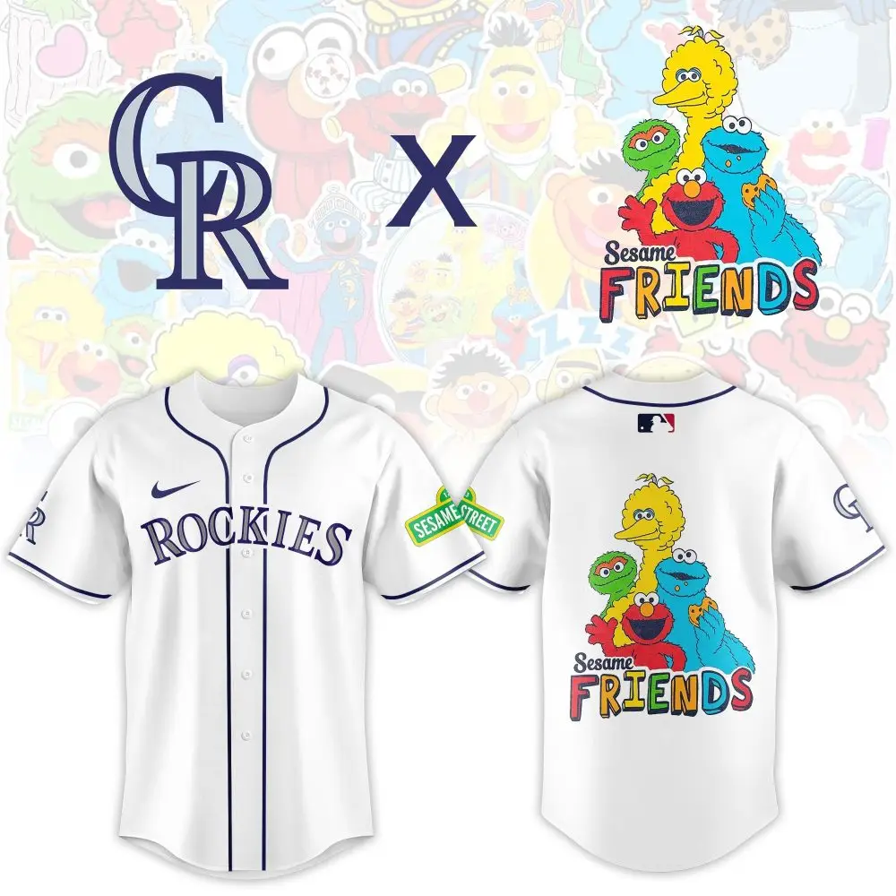 Rockies X Sesame Street Friends Jersey - Limited Edition Fan Gear!