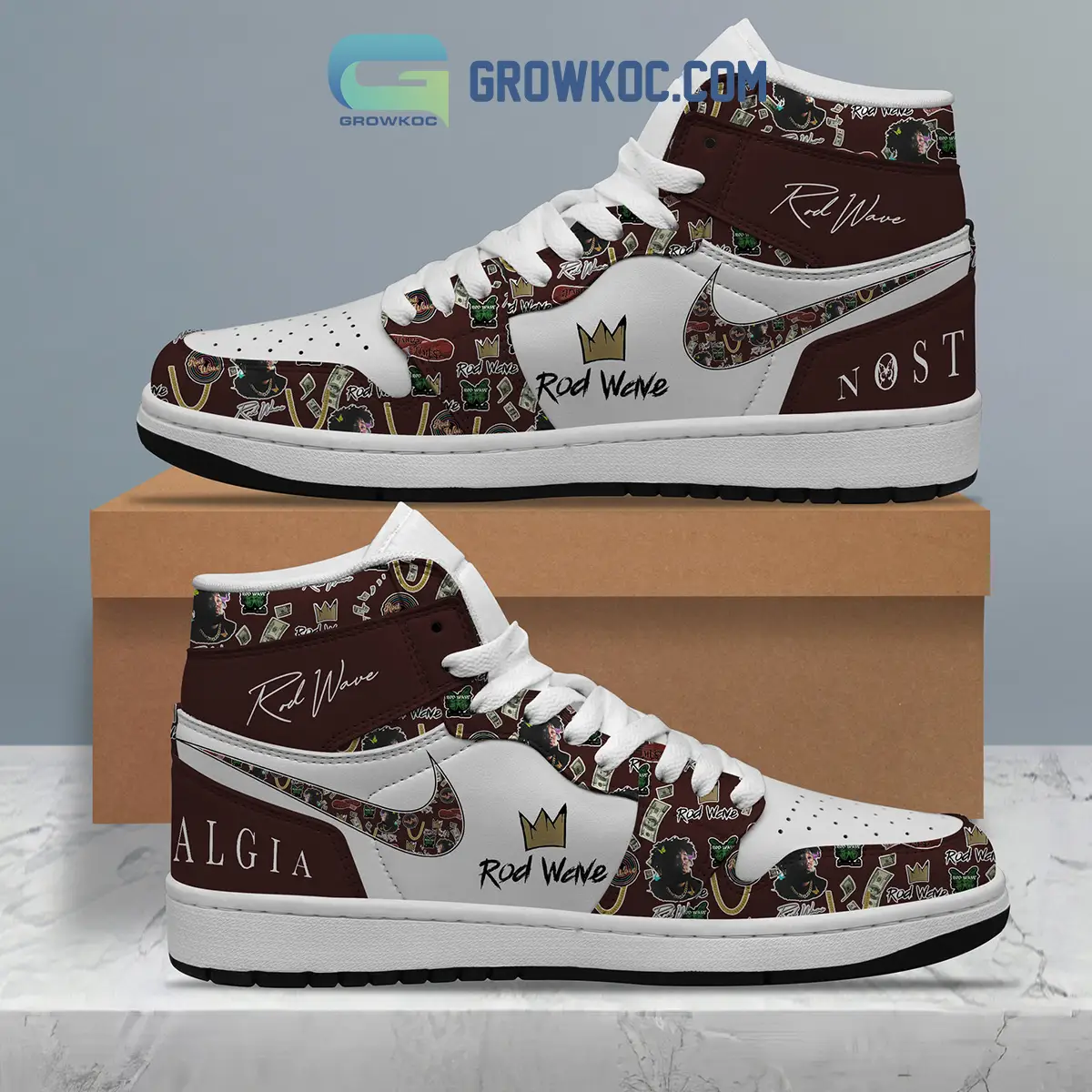 Rod Wayne Notalgia Fan Love Air Jordan 1 Shoes