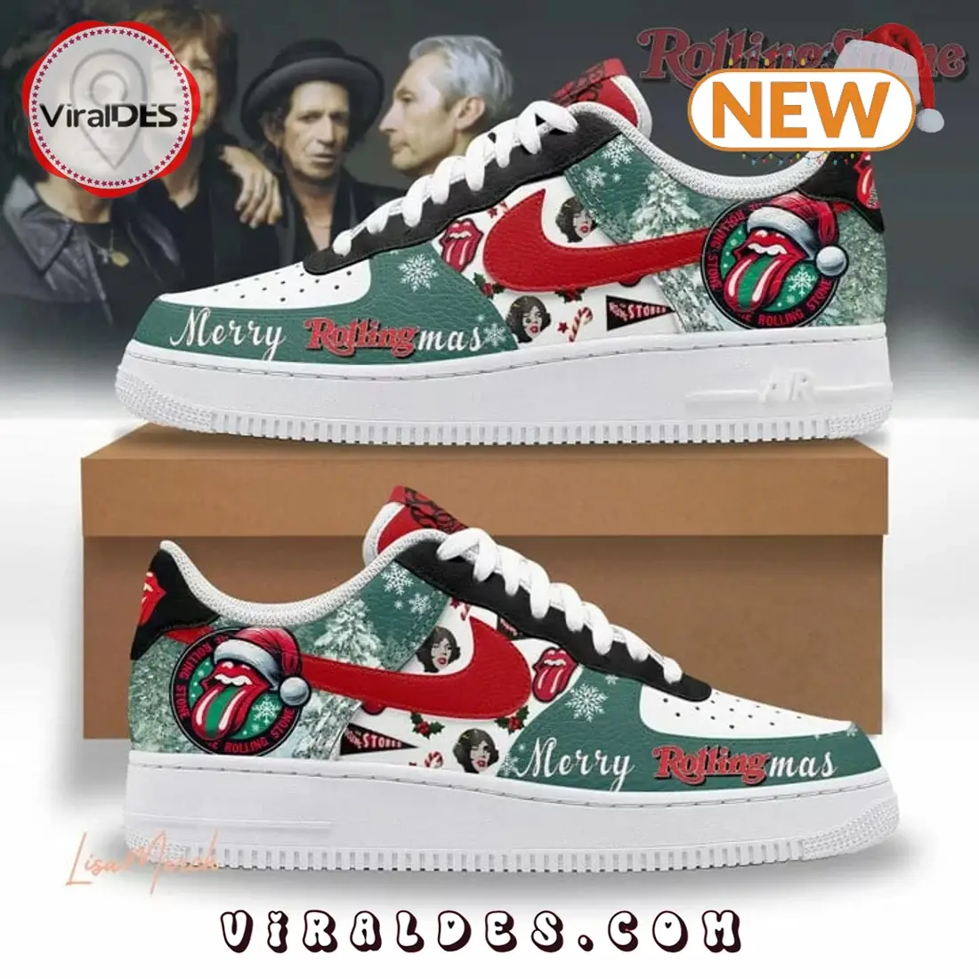 Rolling Stones - Merry Rollingmas Christmas Air Force 1