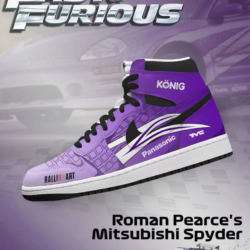 Roman Pearce's Spyder V.2 Fast and Furious High Top Shoes