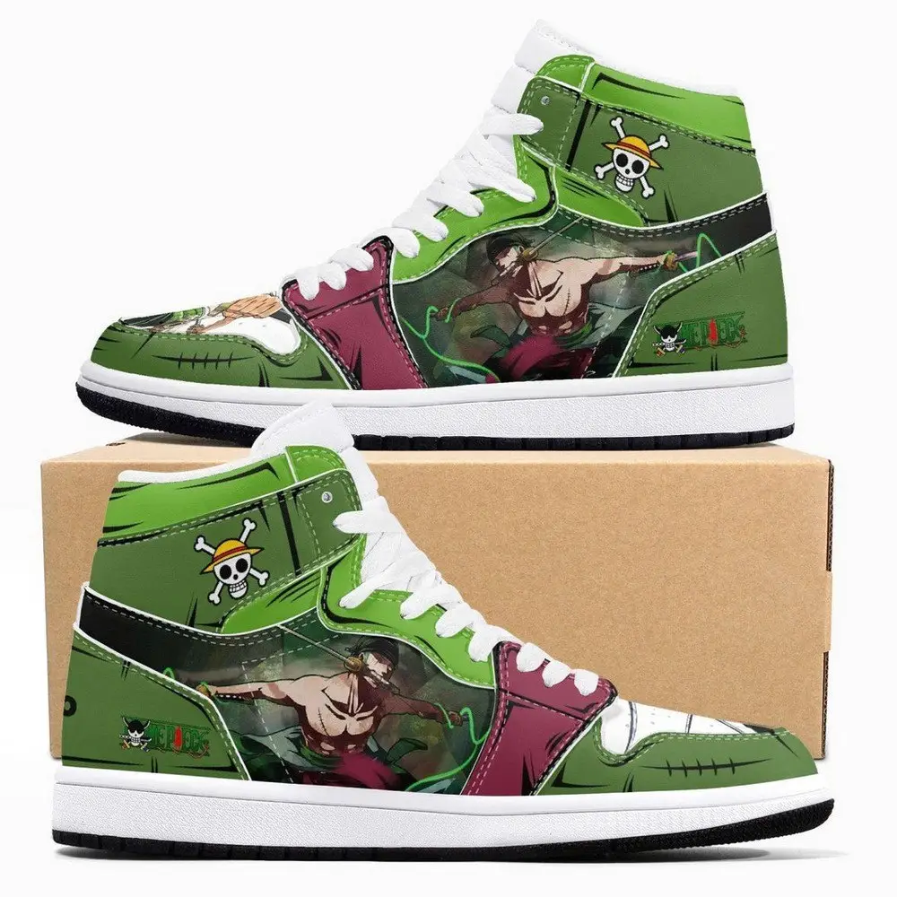 Roronoa Zoro Santoryu Three Swords One Piece AJ1 Shoes