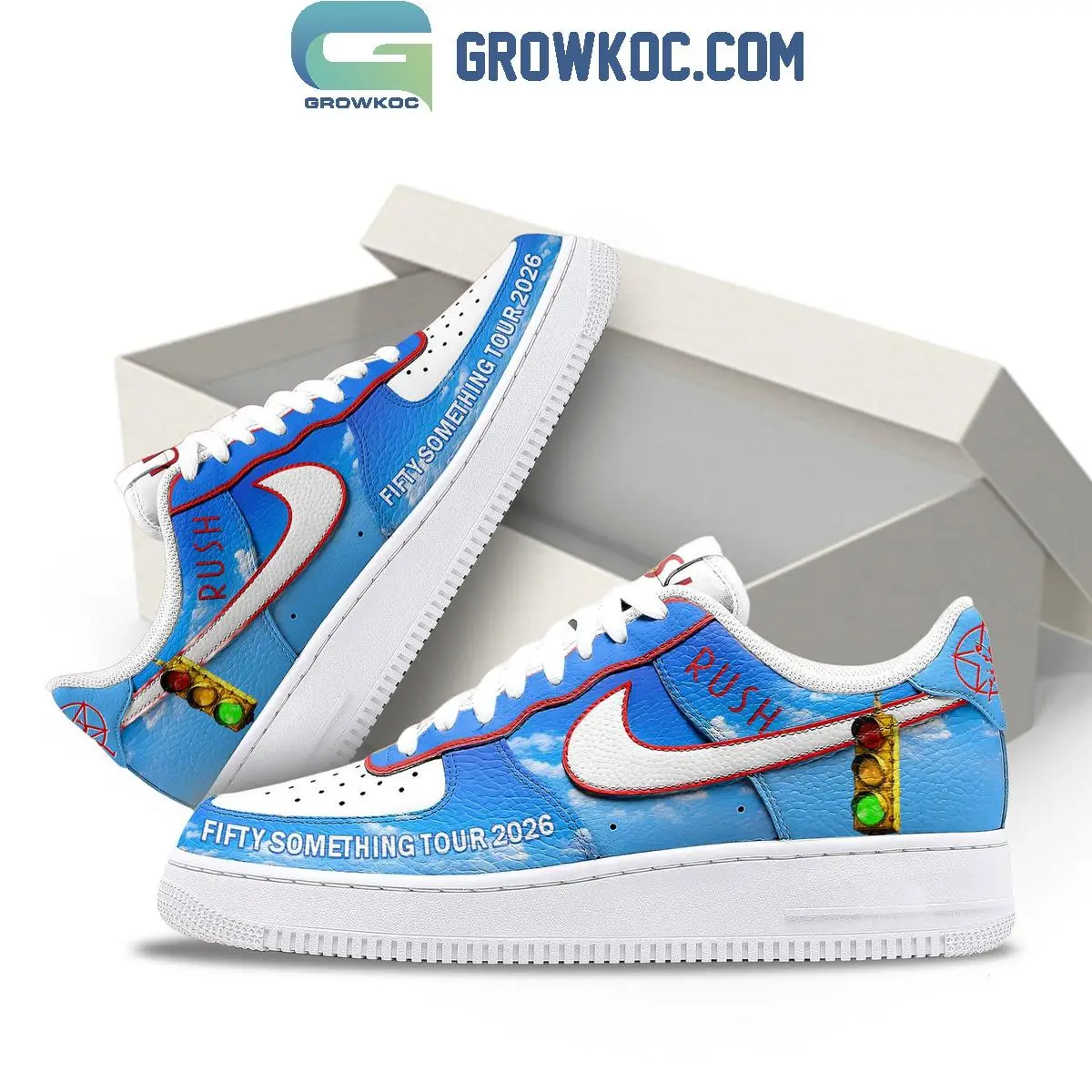 Rush Fifty Something Tour 2026 Air Force 1 Shoes