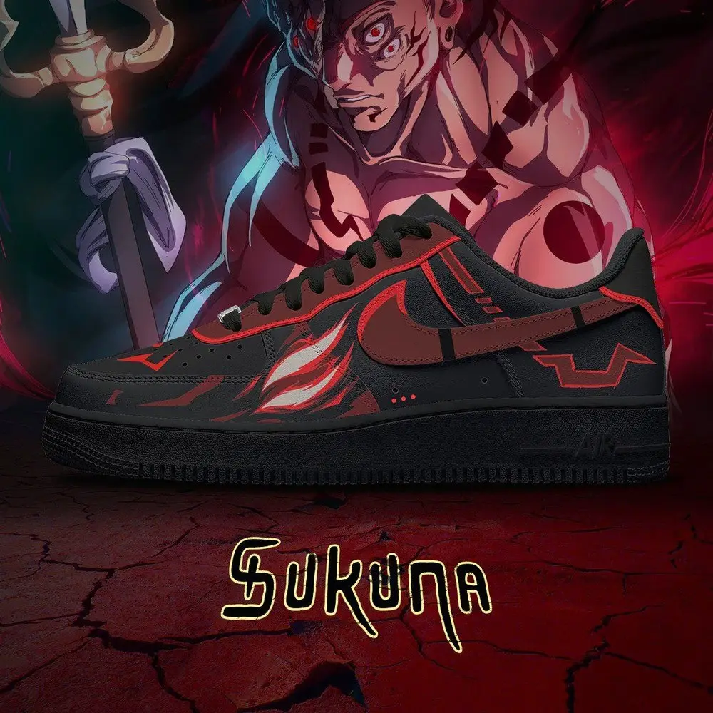 Ryomen Sukuna True Form Jujutsu Kaisen AF1 Shoes