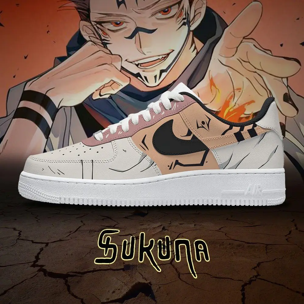Ryomen Sukuna V.3 Jujutsu Kaisen AF1 Shoes