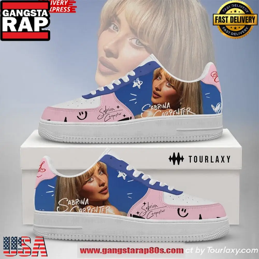 Sabrina Carpenter Live Performance Limited Edition Air Force 1 Sneakers Shoes