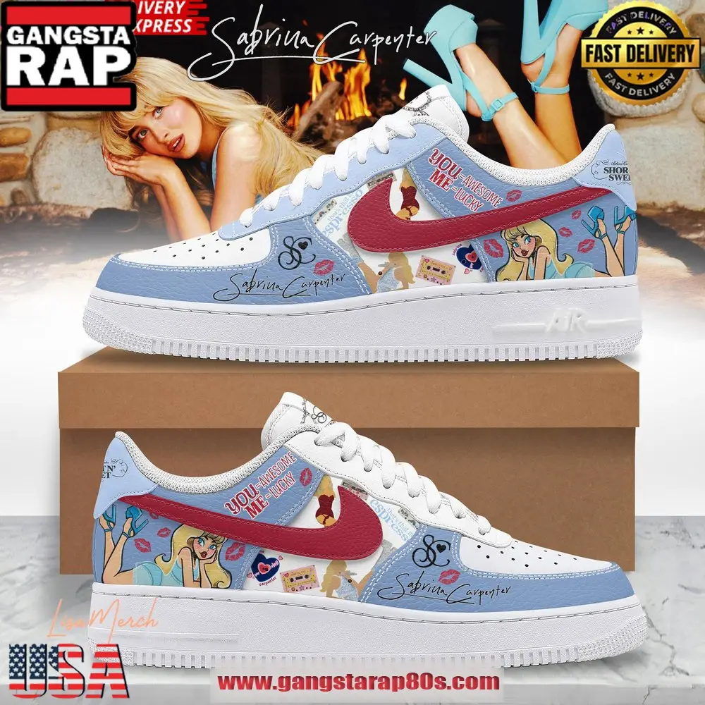Sabrina Carpenter Special Edition Air Force 1 Sneakers Running Sneakers Shoes Sabrina Carpenter Special Edition Air Force 1 Sneakers Running Sneakers Shoes - Image 1