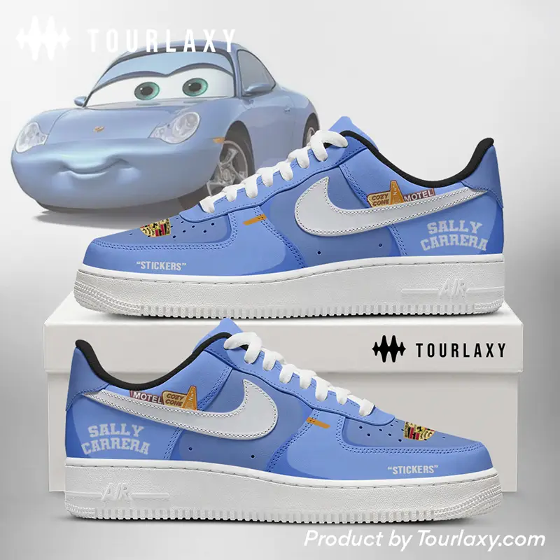 Sally Carrera V2 Lightning Mcqueen Air Force 1 Shoes 