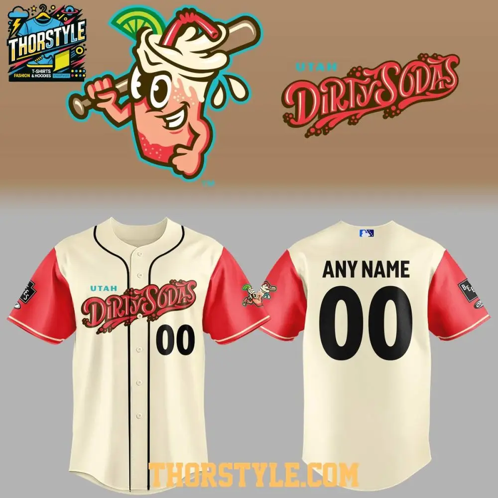 Salt Lake Bees Utah Dirty Sodas 2026 Alternate Identity Baseball Jersey