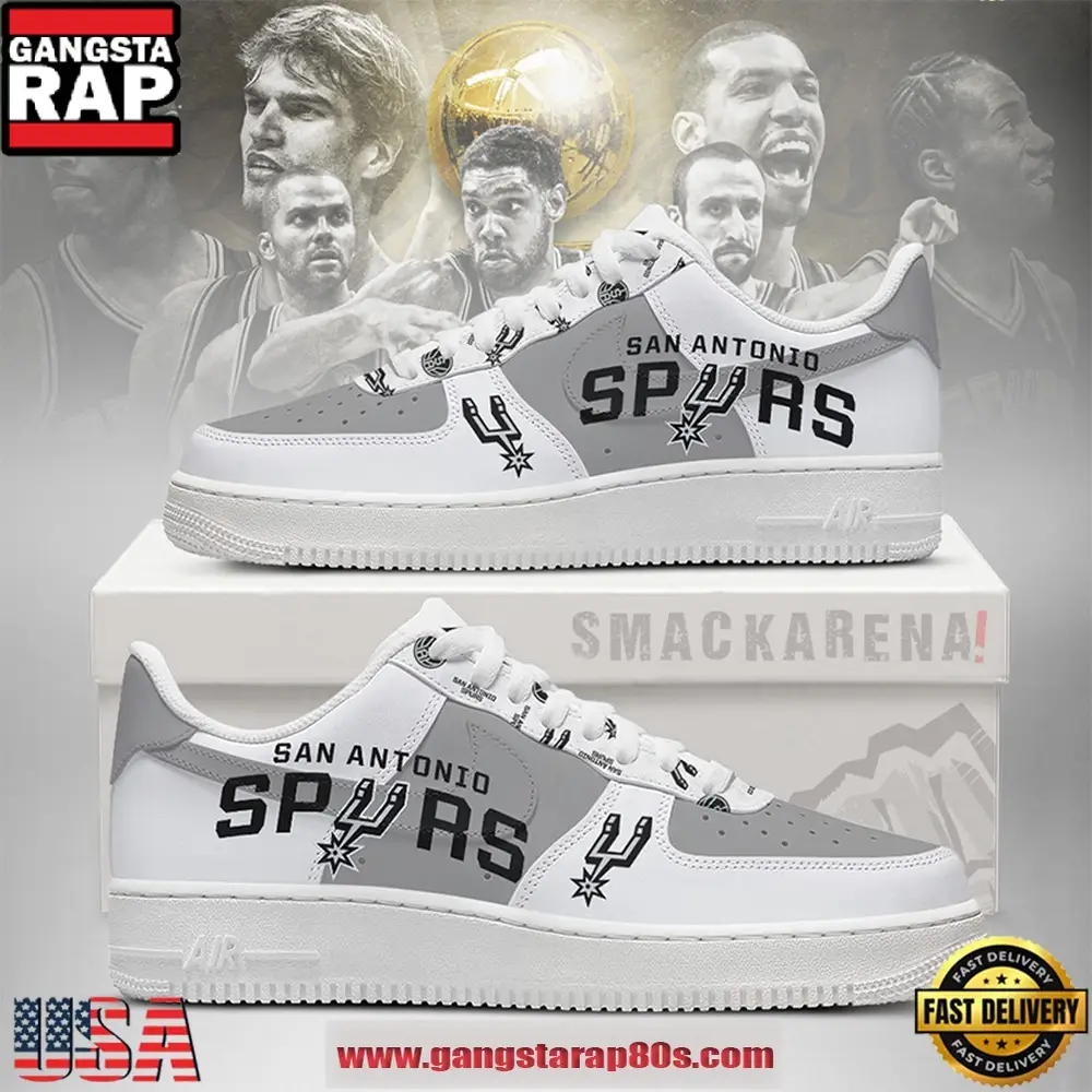 San Antonio Spurs NBA New 2026 Version Air Force 1 Sneakers Shoes