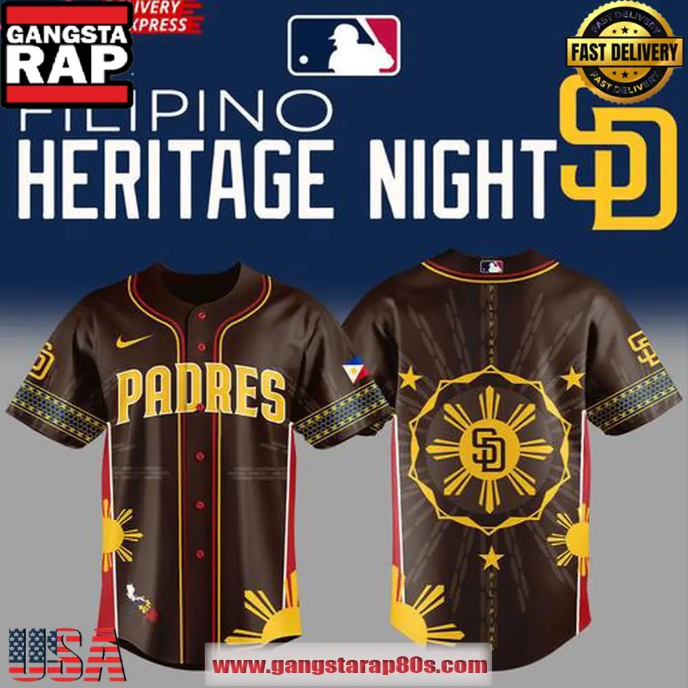 San Diego Padres 2025 Filipino Heritage Night Special Baseball Jersey Shirt
