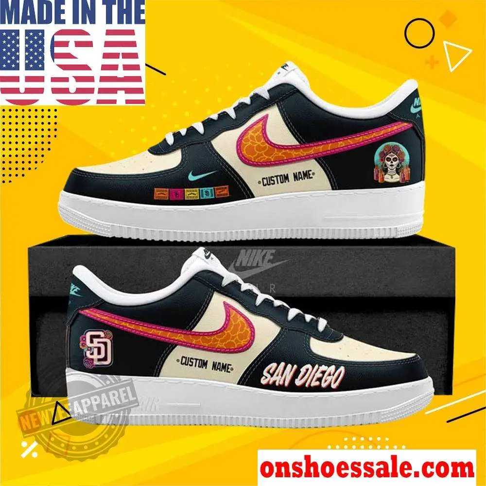 San Diego Padres Air Force 1 Shoes, Gift For Fans - Best Gift Shoes