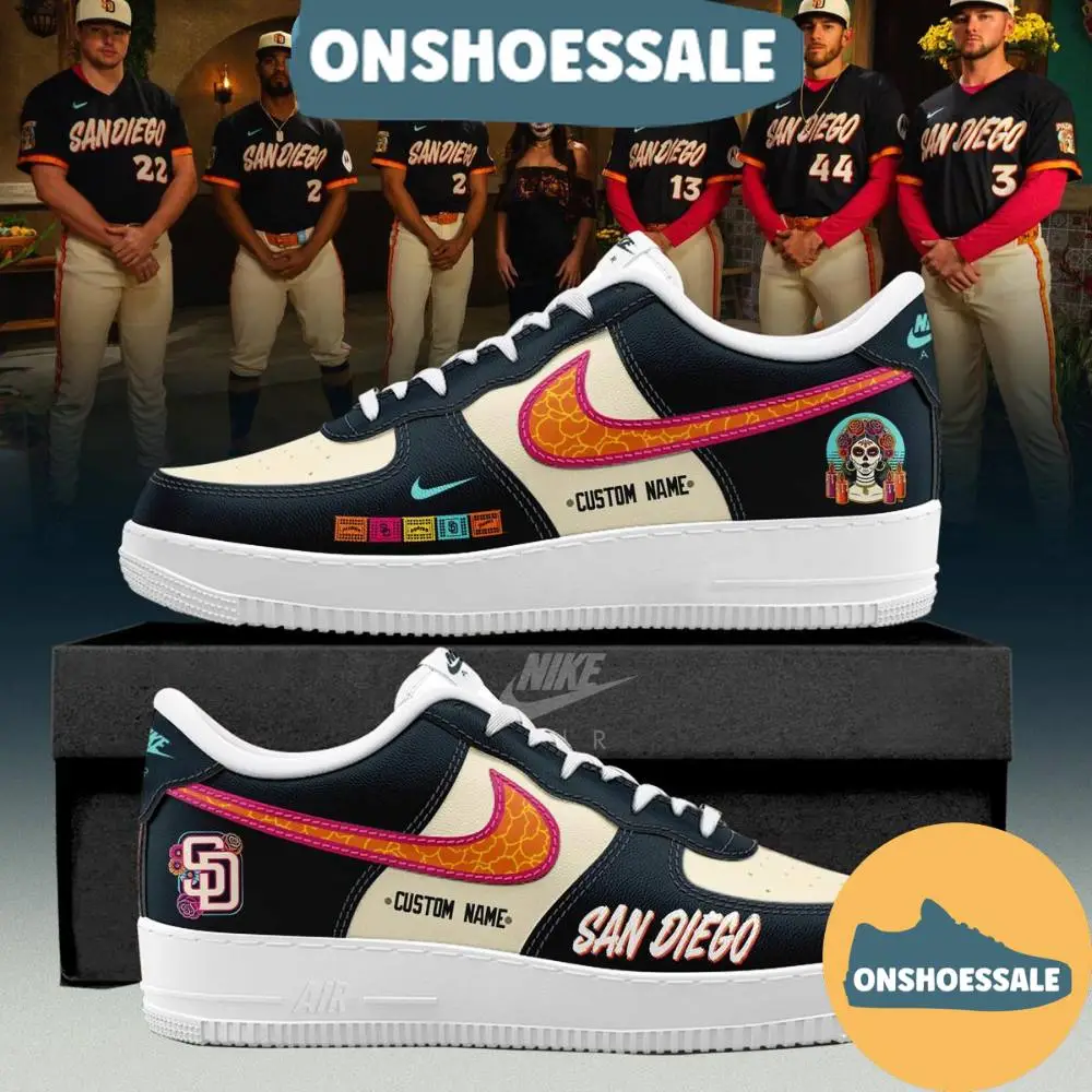 San Diego Padres City Connect New Season 2026 Air Force 1 Shoes, Gift For Fans - Best Gift Shoes