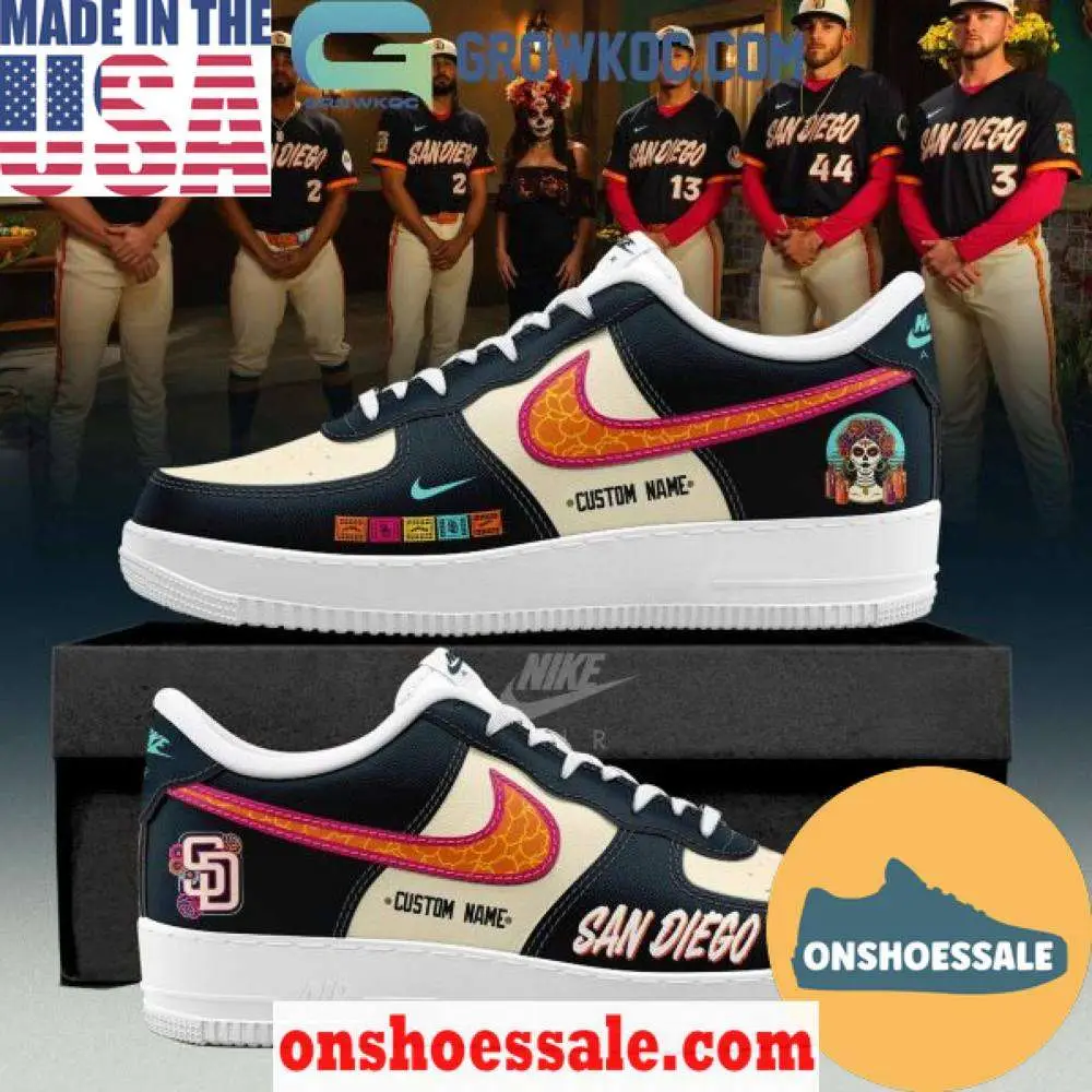San Diego Padres City Connect New Season 2026 Air Force 1 Shoes, Gift For Fans - Best Gift Shoes