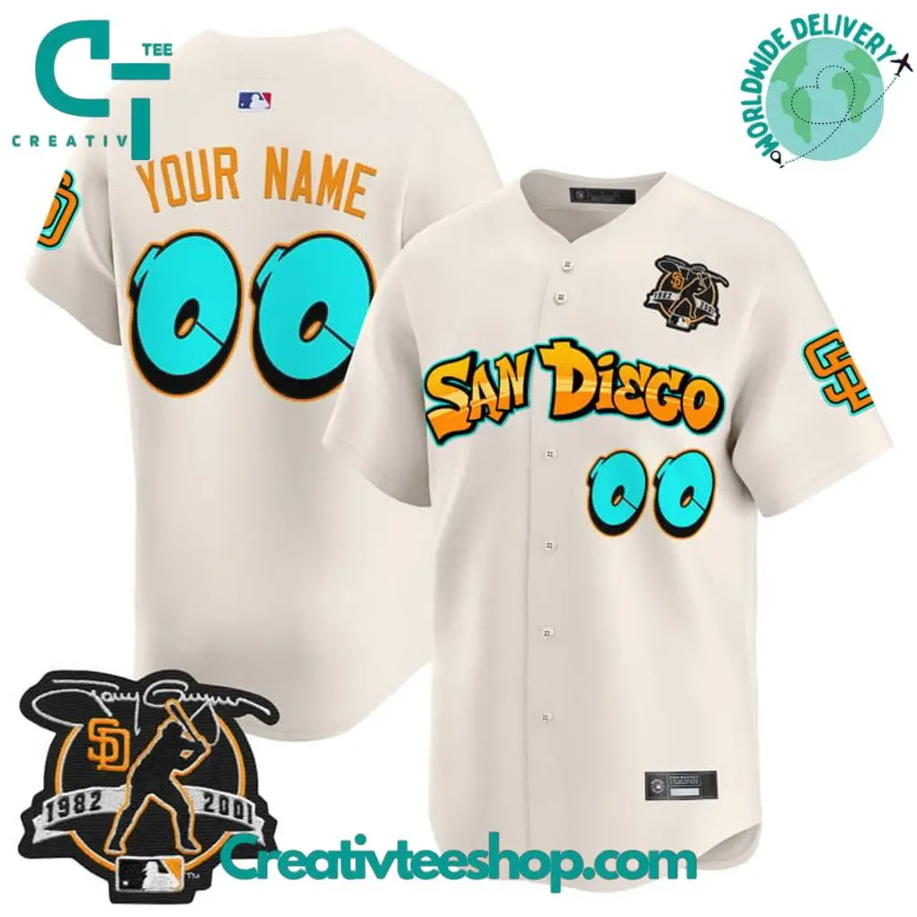 San Diego Padres Graffiti Barrio Edition Special Baseball Jersey