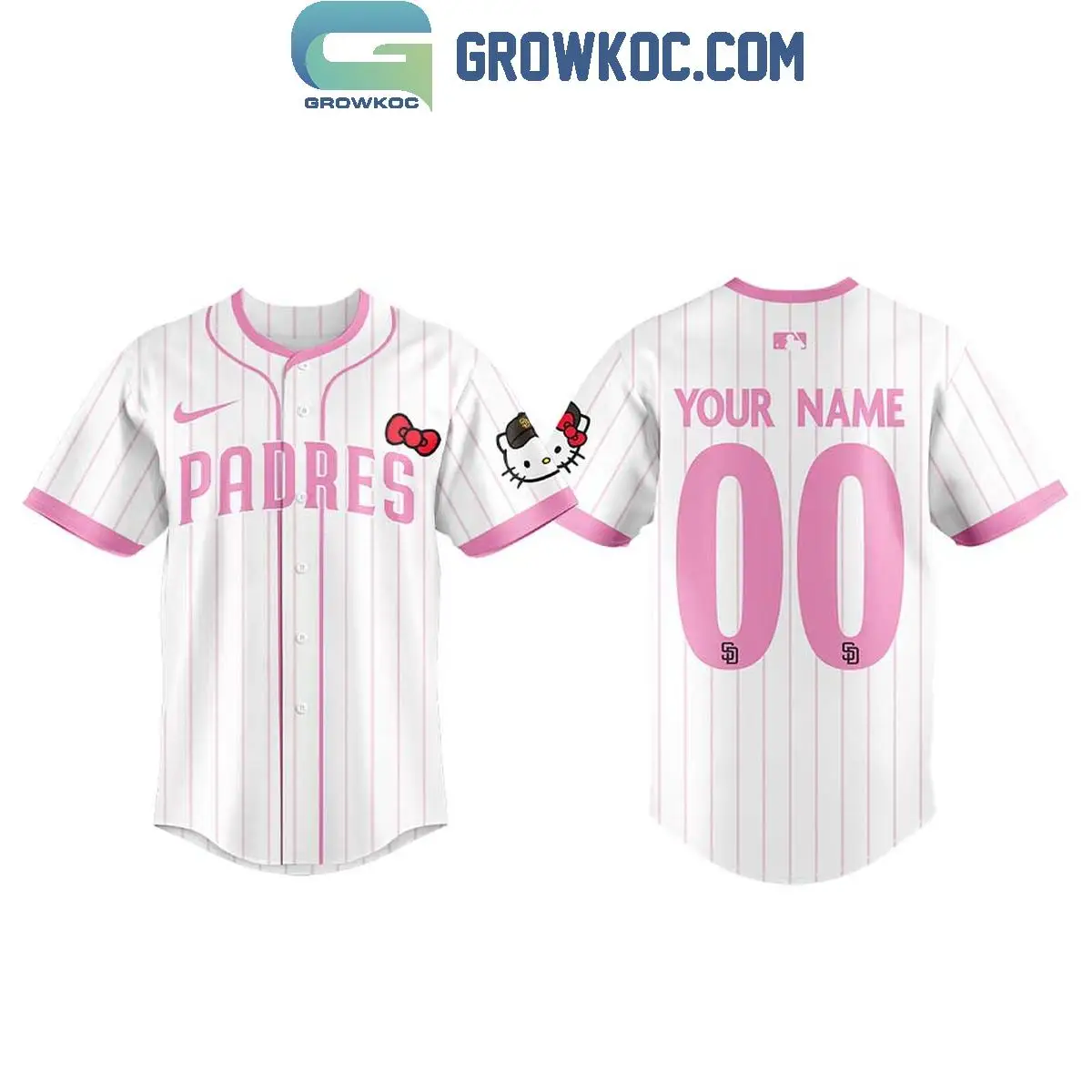 San Diego Padres Hello Kitty Night 2026 Jersey San Diego Padres Hello Kitty Night 2026 Jersey - Image 1